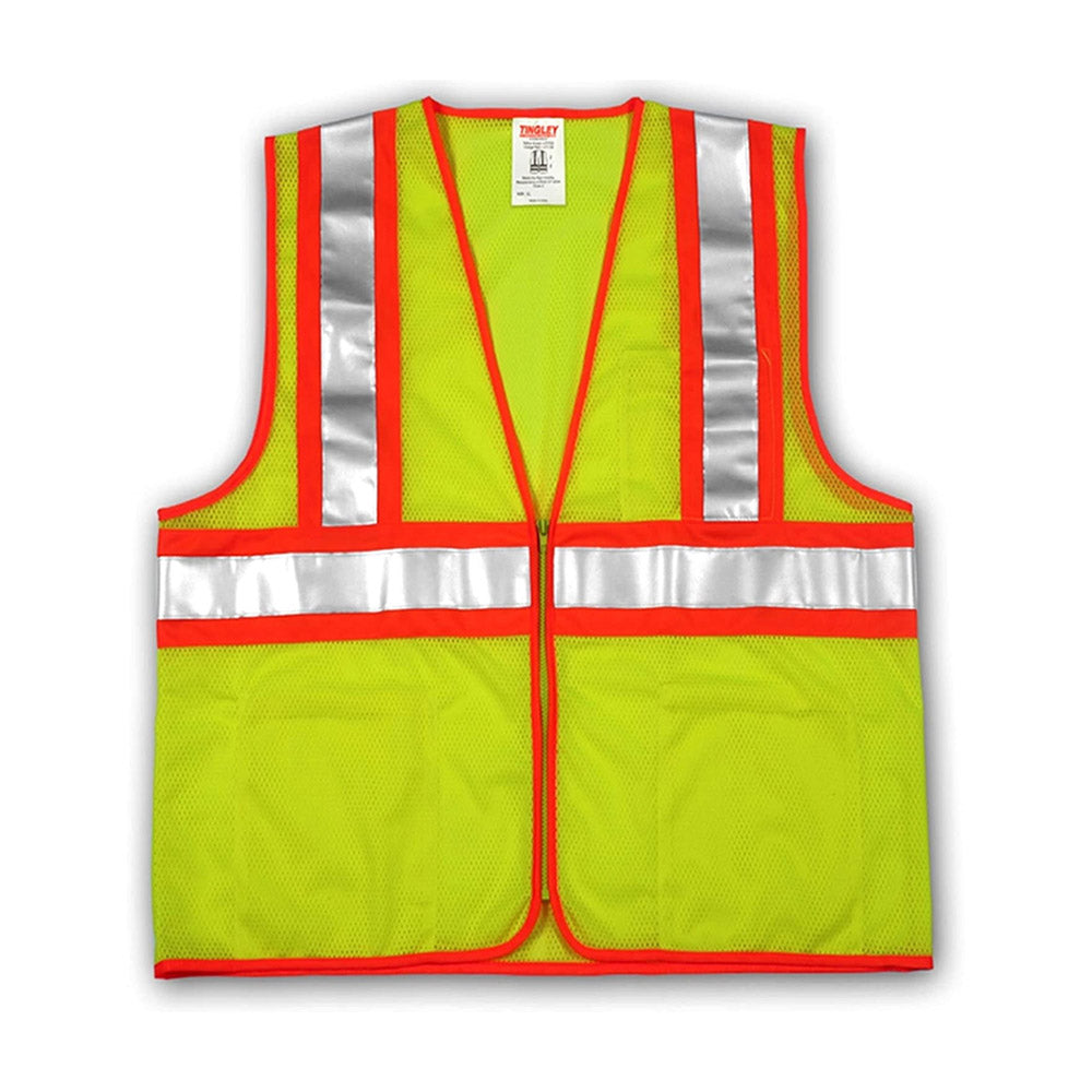 True Value V70642.4X-5X 4X-5X Lime/YEL Vest