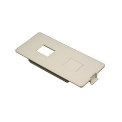 Wiremold 5507RJ Non-Metallic Dual RJ Device Plate 5500 Ivory