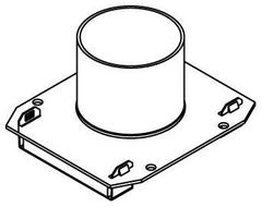 Wiremold 22CHA 2-Gang 2 Conduit Housing Assembly