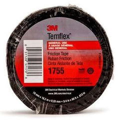 3M 1755-3/4X82-1/2FT Temflex Cotton Friction Tape 3/4 X 82-1/2 Ft