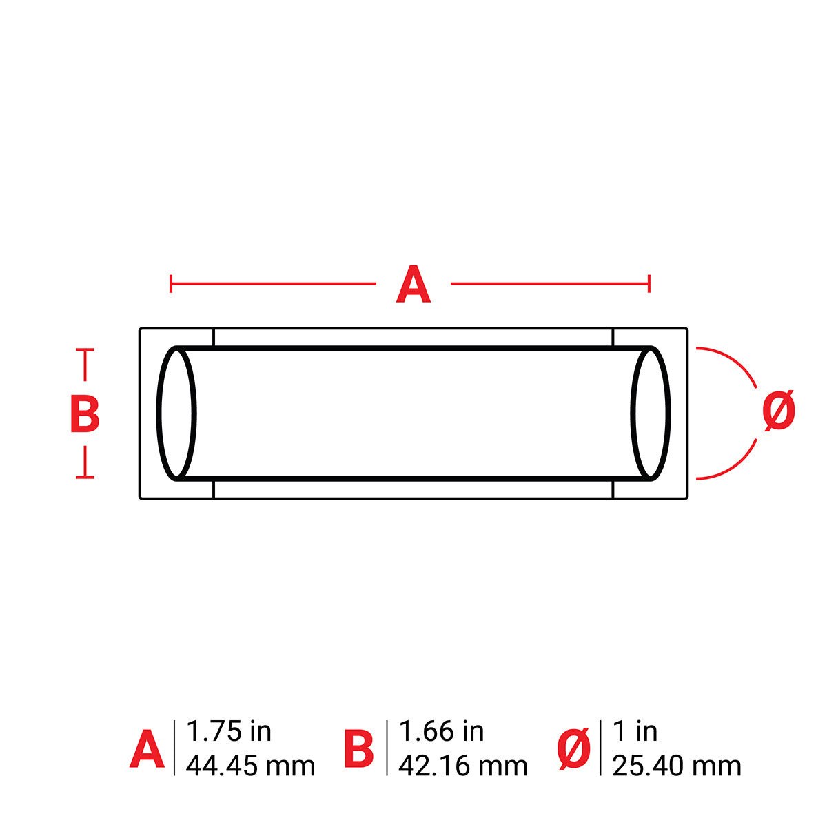 Brady BM71-1000-175-342 Sleeve 1 in Dia x 1.75 WH 500/RL