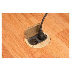 Arlington FLB3531MB Cut-In Floor Box Kit 1 Gang Brass Replacement MPN