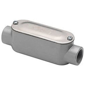 Bridgeport Fittings C-43CG Aluminum Type C Threaded Conduit Body With Cover and Gasket 1 Inch