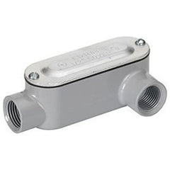 Bridgeport Fittings LL-46CG Aluminum Type LL Threaded Conduit Body With Cover and Gasket 2 Inch