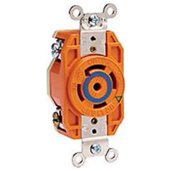 Leviton 2810-IG OR REC SGL LOCK GRND 4P