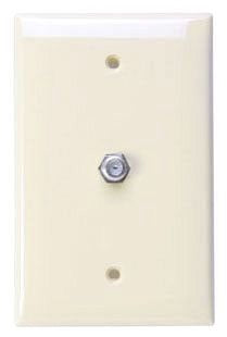 Leviton 40539-0MT Wall Plate and Jack Power (1 F Connector) Replacement MPN