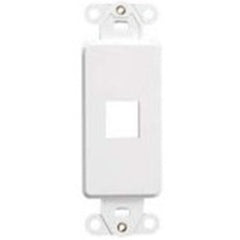 Leviton 41641-GY QuickPort Decora Insert, 1-Port, Gray