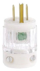 Leviton 8215-CT Straight Blade Plug Hospital Grade 15A 125V NEMA 5-15P