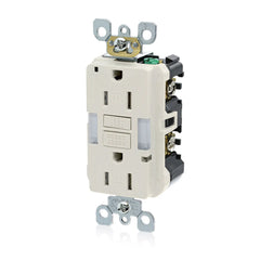 Leviton GFNL1-T 15 Amp 125 Volt Receptacle Outlet 20 Amp Feed-Through