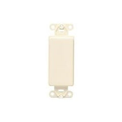 Leviton 80414 Decora Plastic Adapter Plate Blank No Hole With-ears And Two Mounting Screws Brown