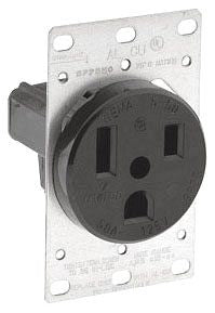 Leviton 5373 Straight Blade Power Receptacle 50A 125V 2P 3W NEMA 5-50R