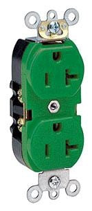 Leviton 5380-GY 20 Amp, 125 Volt, Decora Plus Duplex Surge Suppressor Receptacle