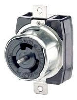 Leviton CS8469 Locking Device Receptacle 50A 2P 3W Non NEMA