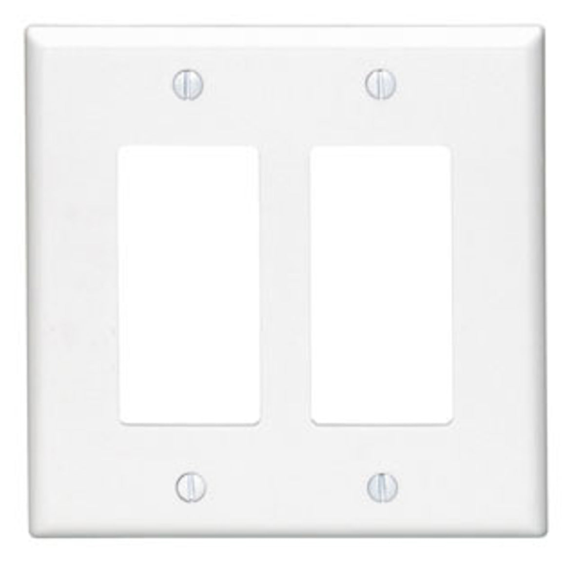 Leviton 80611 3-Gang Decora Midway Size Smooth Plastic Wallplate, Brown