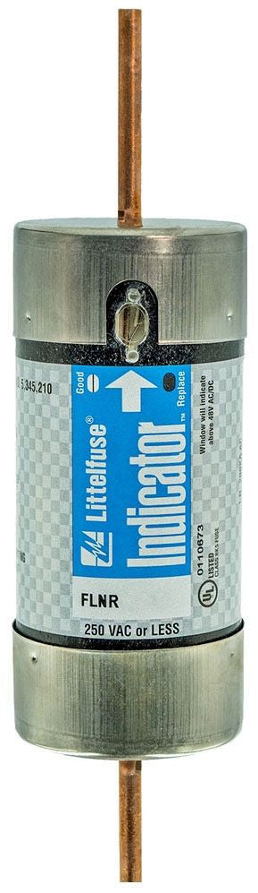 Littelfuse FLNR500ID 50 Amp 250 VAC 125 VDC Class RK5 Dual Element Time Delay Fuse with Indicator