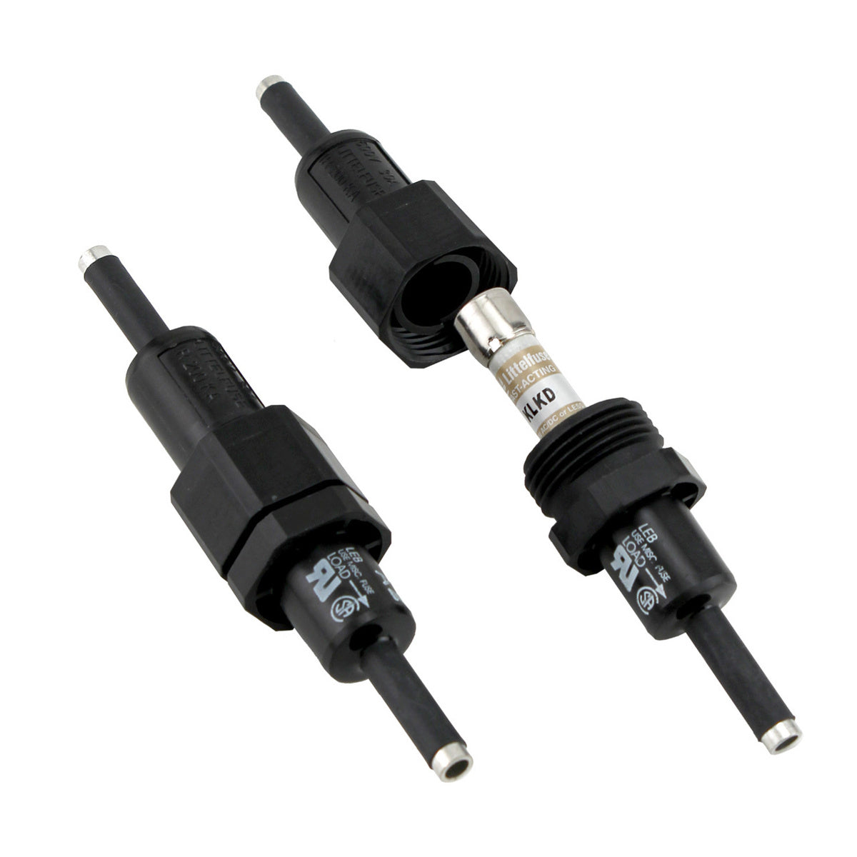 Littelfuse LEBJYCS The Littelfuse 600 V in-line watertight fuse holders are the ideal answer for all high humidity and corrosive environments where fuses are required.