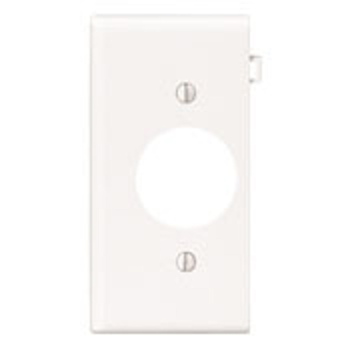 Leviton PSE7-W 1-Gang White Thermoplastic Nylon Device Mount Sectional Receptacle Wallplate