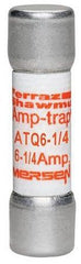 Mersen ATQ6-1/4 Time Delay Midget Fuse 600V 6-1/4 Amps UL & CSA