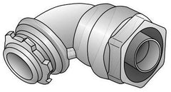 O-Z/Gedney 4Q-9100 1 Inch 90 Degree LFMC Connector