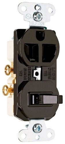 Pass & Seymour 691 Combination Switch and Receptacle 15A