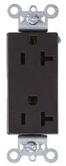 Pass & Seymour 26252BK Straight Blade Receptacle 15A 125V NEMA 5-15R