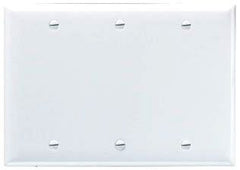 Pass & Seymour SP33LA 3Gang Wall Plate, Blank, Standard - Light Almond