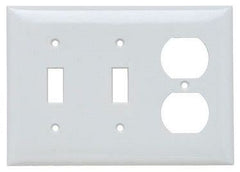 Pass & Seymour SP28W Wall Plate Combination 3 Gang 2 Toggle 1 Duplex