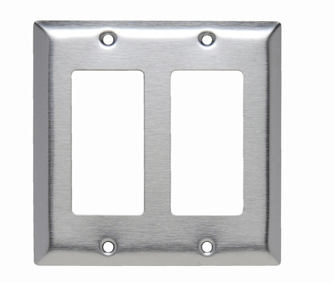 Pass & Seymour SL262 Wall Plate Standard 430 Stainless Steel