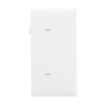 Pass & Seymour PJSE14LA Sectional Wall Plate, Blank, End Section, Nylon - Light Almond