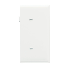 Pass & Seymour PJSE14LA Sectional Wall Plate, Blank, End Section, Nylon - Light Almond