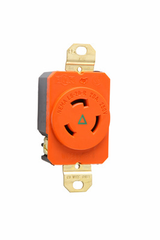 Pass & Seymour IGL620R Turnlok Single Receptacle, 20A 250V Isolated Ground