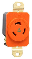 Pass & Seymour IGL620R Turnlok Single Receptacle, 20A 250V Isolated Ground