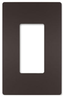 Pass & Seymour RWP26DBCC6 Radiant Screwless Wallplate 1G Dark Bronze