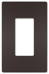 Pass & Seymour RWP26DBCC6 Radiant Screwless Wallplate 1G Dark Bronze