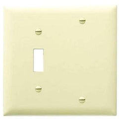 Pass & Seymour TP113BK Wall Plate Power (2G/Combination)