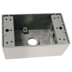 Pass & Seymour WPB23 Die Cast Aluminum Weatherproof Box 1/2 Inch 3 Holes