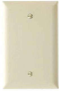 Pass & Seymour TPJ13 1 Gang Jumbo Decorator Blank Wall Plate, Brown