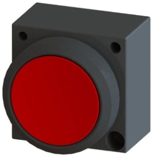 Siemens 3SB3000-0AA21 22 mm IP66 Red Plastic 2-Position Momentary Non-Illuminated Push Button Operator