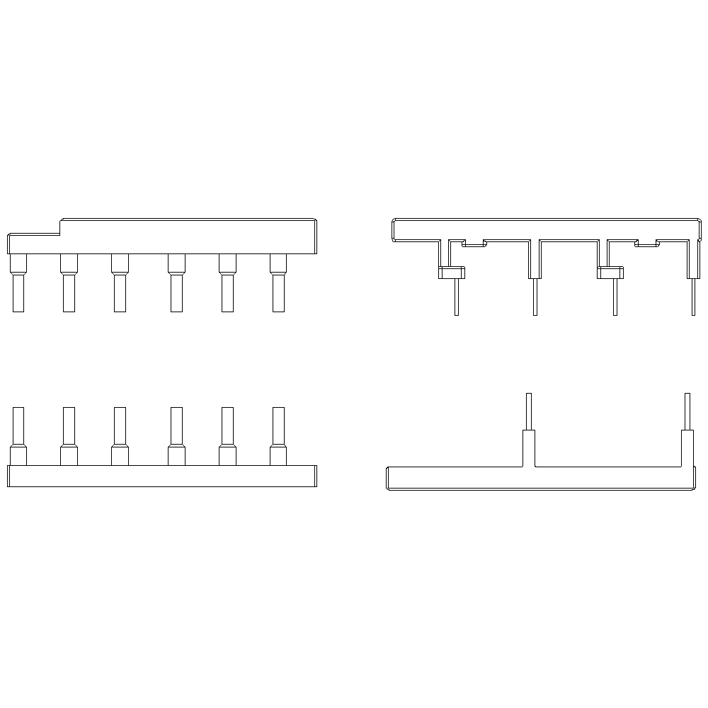 Siemens 3RA2923-2AA1 Screw Mounting Reversing Contactor Wiring Kit