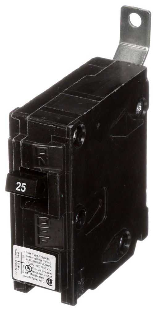 Siemens B125 Panelboard Circuit Breaker 25A (1P) Replacement MPN