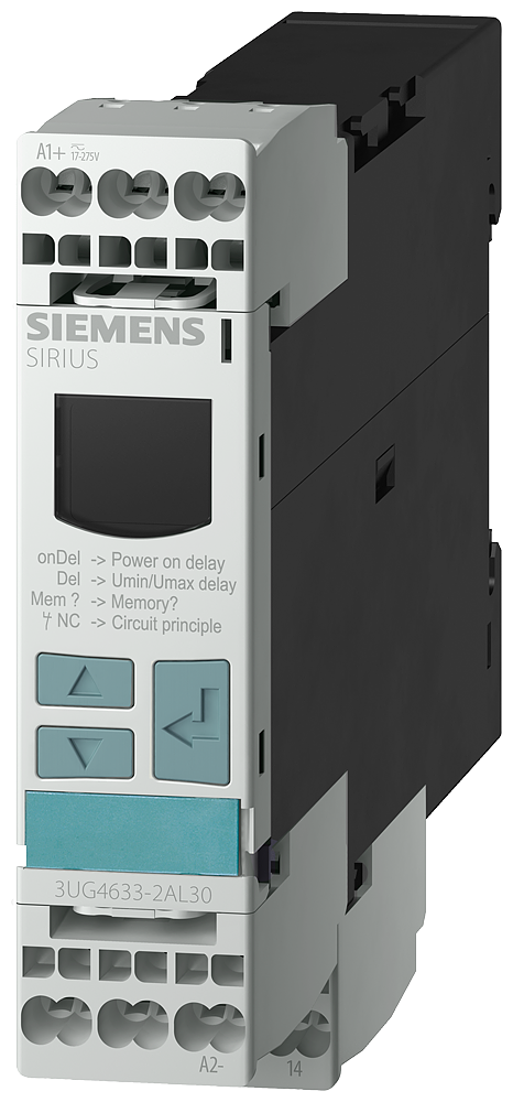 Siemens 3UG4633-1AL30 Voltage Monitoring Relay 17 to 275 VAC 17 to 275 VDC