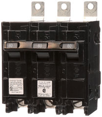 Siemens B380HH 3-Pole 80 Amp 240 Volt 65 kA Bolt-On Molded Circuit Breaker