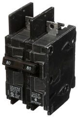 Siemens BQ2B080 2-Pole 80 Amp 120/240 VAC 10 kA Circuit Breaker