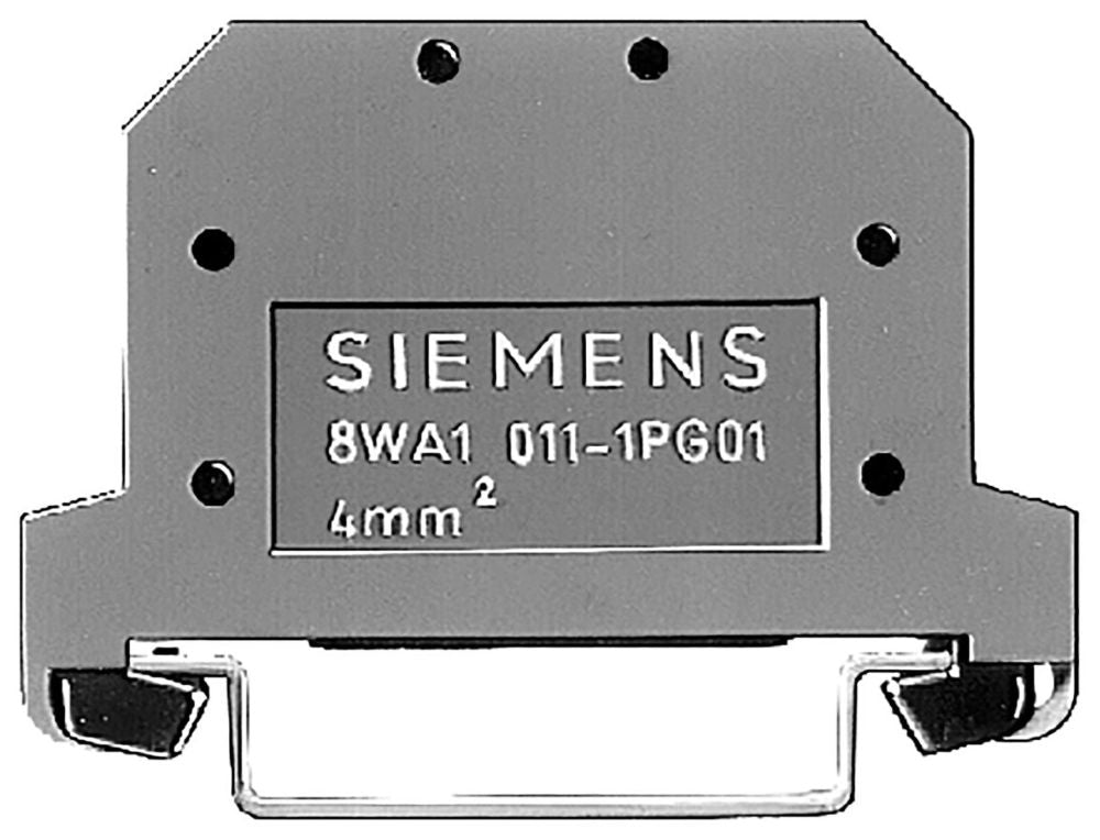 Siemens 8WA1011-1PG11 Feed Through Terminal Block