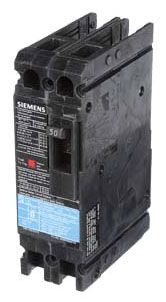 Siemens ED42B050 Molded Case Circuit Breaker 50 Amp 480 Volt 2-Pole