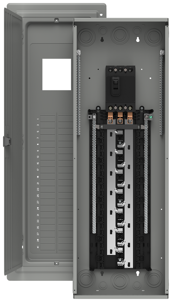 Siemens P4260B3225CU 120/208/240 VAC 225 Amp 3-Phase 3/4-Wire NEMA 1 Main Breaker/Convertible Load Center