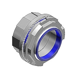 THOMAS & BETTS H050-TB 1/2 Zinc Hub Connector with Thermoplastic Insulating Throat and Sealing Ring Nitrile for Use with Rigid/IMC Conduit