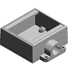 Thomas & Betts FS22-TB Junction Box 3/4 2G Shallow Iron D-End