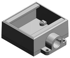 Thomas & Betts FS22-TB Junction Box 3/4 2G Shallow Iron D-End