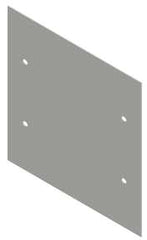 Wiegmann SCF1010 Enclosure Cover 12 Inch x 12 Inch Solid NEMA 1